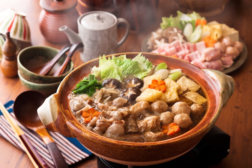Chanko nabe is a famous stew eaten by sumo to bulk up. Chanko nabe is a famous stew eaten by sumo to bulk up.