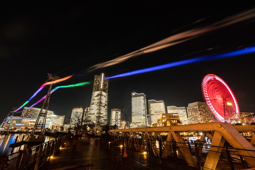 Yokohama Milight illuminations.