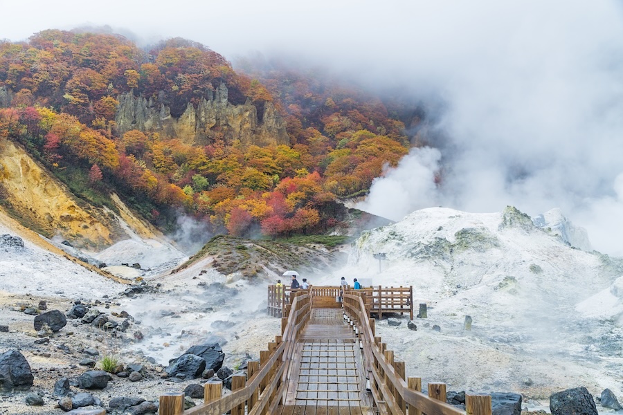 Jigokudani (Hell Valley), Noboribetsu.