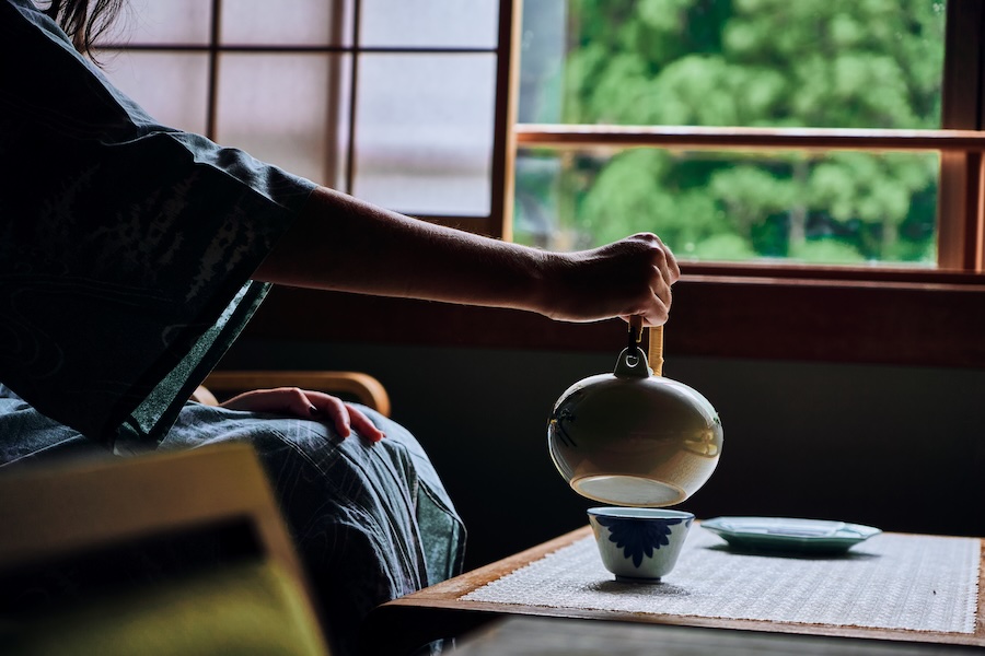 The Japanese style of drinking tea is known for its sense of calm and serenity. The Japanese style of drinking tea is known for its sense of calm and serenity.