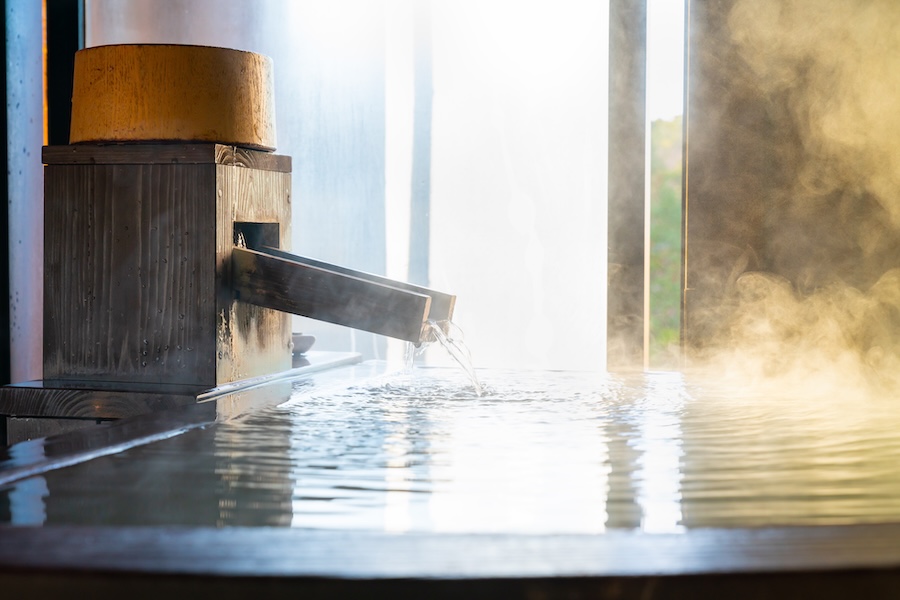 Onsen and bathhouses are a Japanese cultural tradition.