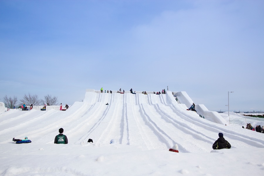 Snow festivals in Japan are a time of celebration. 
