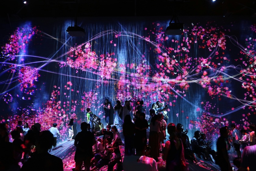 TeamLab's past projects have attractions millions.