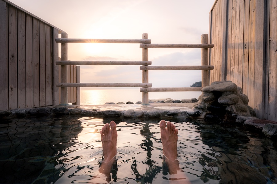 Unwind in an onsen on a day trip from Tokyo. 