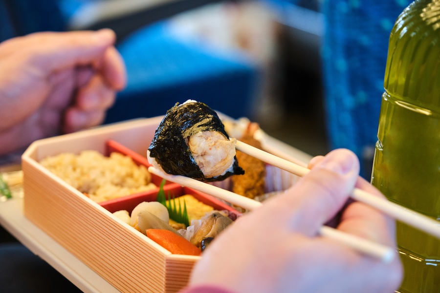 Delicious and convenient, ekiben is a way of life in Japan. Delicious and convenient, ekiben is a way of life in Japan.