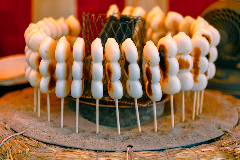 Dango is a delicious Japanese sweet treat. Dango is a delicious Japanese sweet treat.