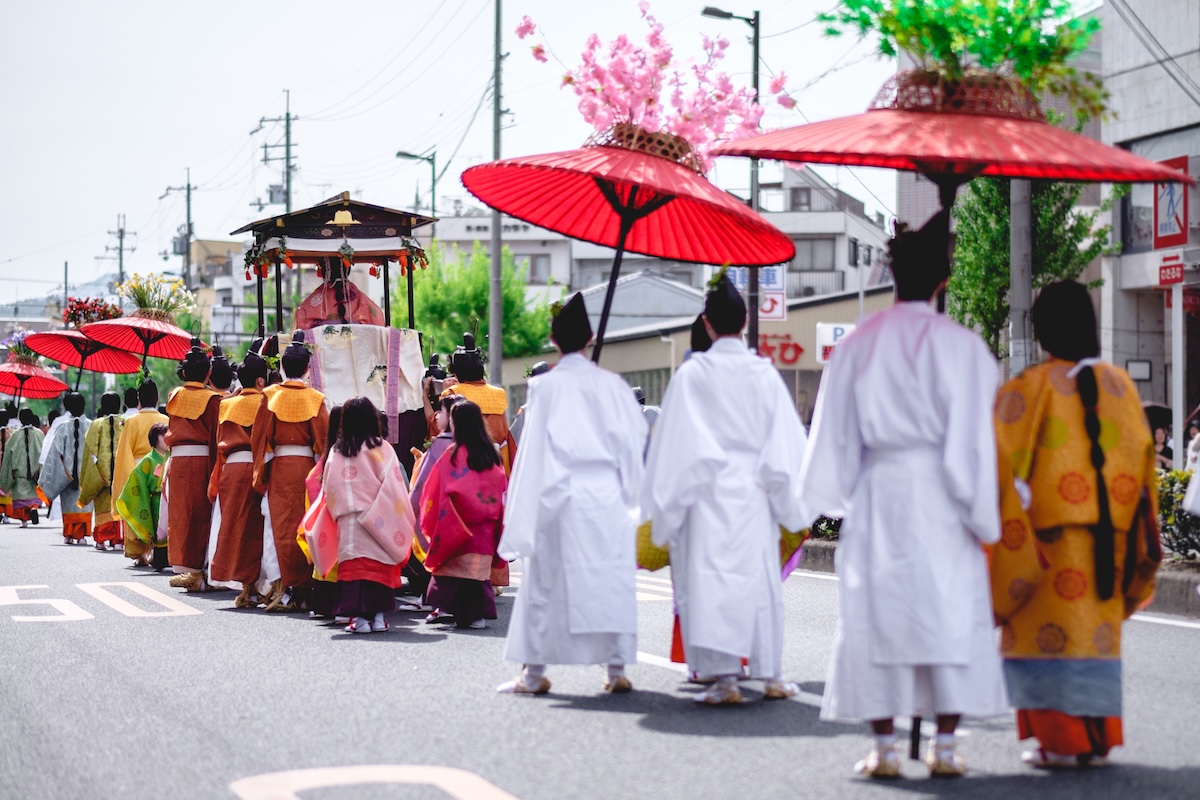 The procession at Aoi Matsuri is a joy to behold. The procession at Aoi Matsuri is a joy to behold.