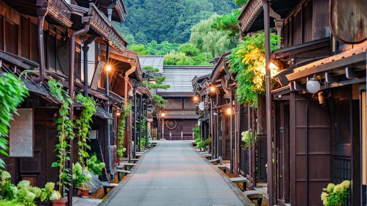 Sanmachi Old Town, one of Japan's historic preserved areas.