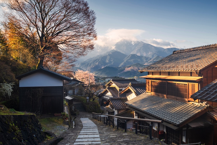 Magome, Kiso Valley, Nakasendo.