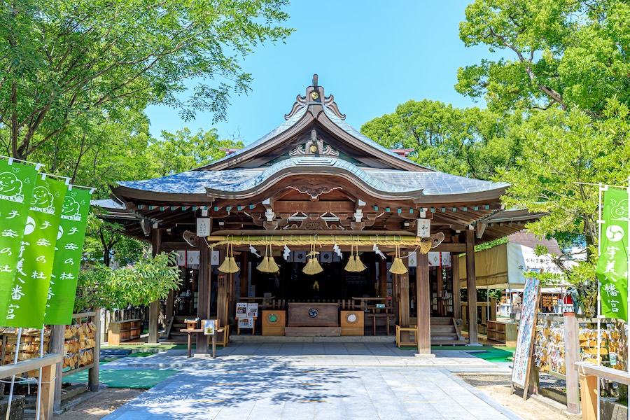 One of the historic shrines you could visit during Hakata Dontaku Festival in Fukuoka. One of the historic shrines you could visit during Hakata Dontaku Festival in Fukuoka.