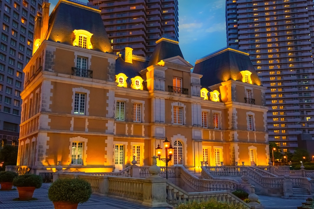 Part of Yebisu Garden Palace exterior. 