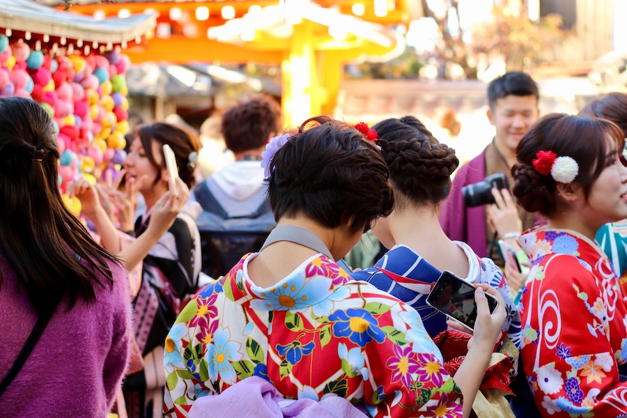 Summer festivals in Kyoto can be hot and colorful affairs. Summer festivals in Kyoto can be hot and colorful affairs.