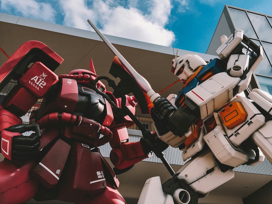 Giant mechs! What's not to love?! Don't miss Gundam Osaka if you're a fan. 