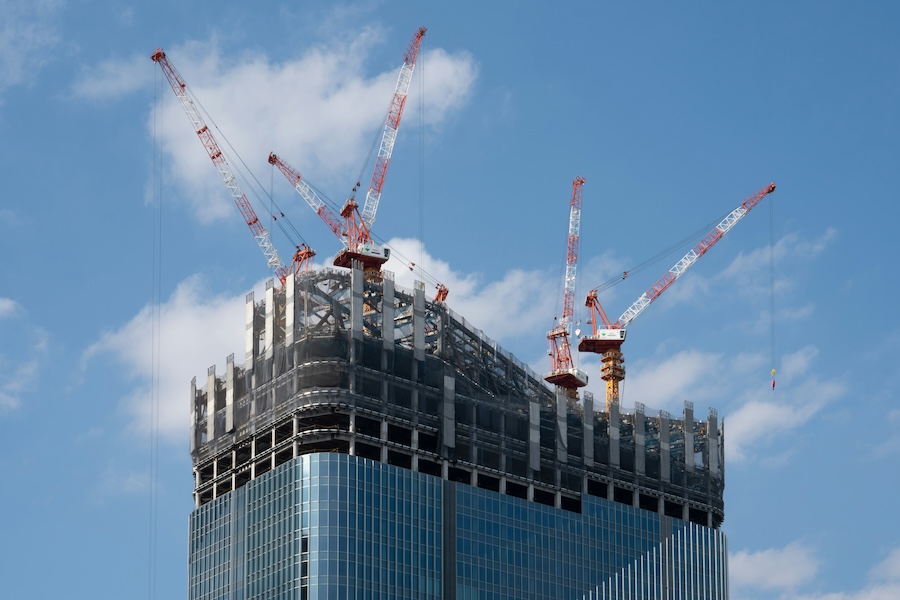 Takanawa Gateway City is a district still under construction.