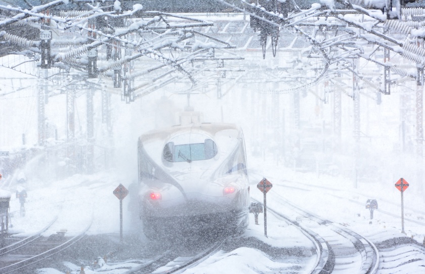 The N700S Tokaido shinkansen is fast and efficient whatever the weather, day or night.