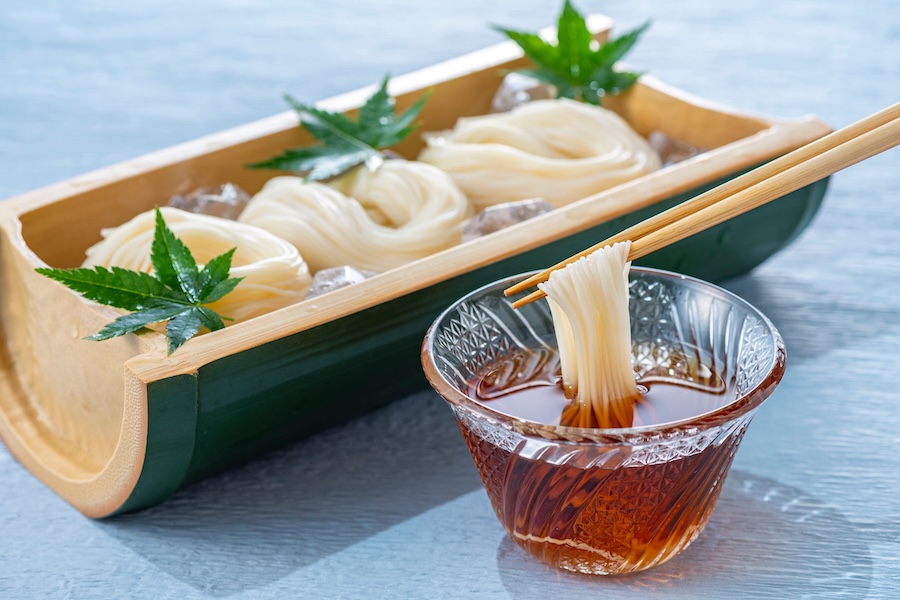 Cold noodles are ideal if you need to fill up while cooling off.