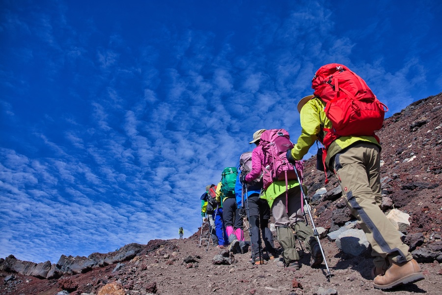 Every climber pays ¥4,000 once per climb, on any trail, past the 5th Station of Mt Fuji.