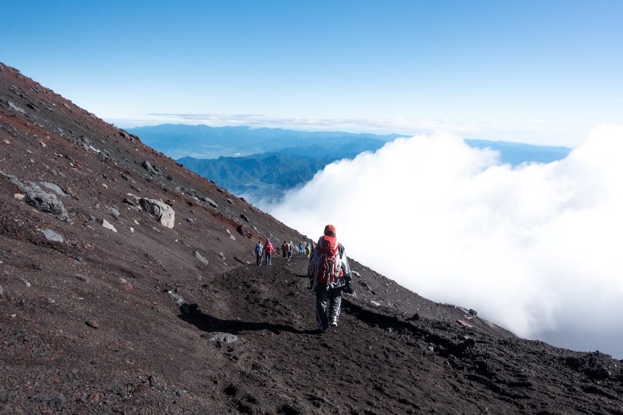 It's very important to prepare correctly for climbing Mt Fuji. It is a serious undertaking, but the views are spectacular.