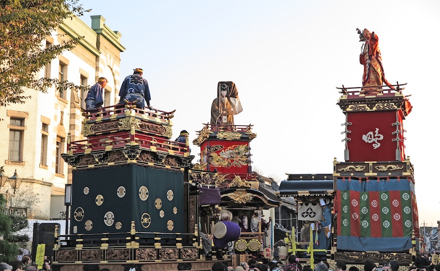 Kawagoe festival is one of the largest in the region.