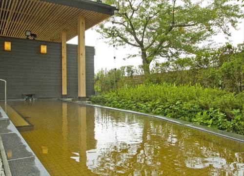 Public Open-air bath photo