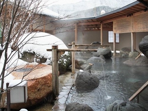 Public Open-air bath photo