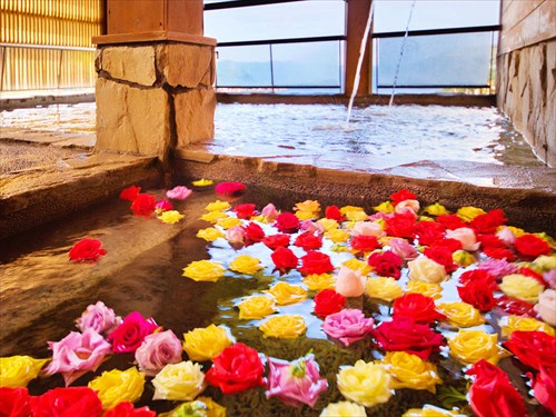 Public Open-air bath photo