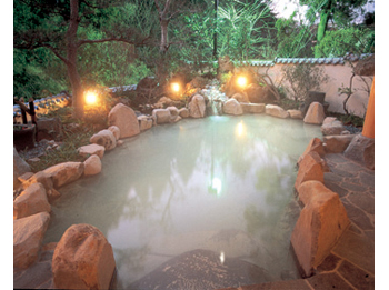 Public Open-air bath photo