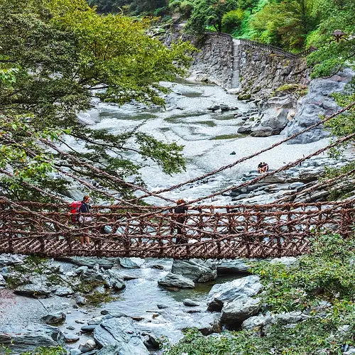 Vine Bridge in the Iya Valley photo