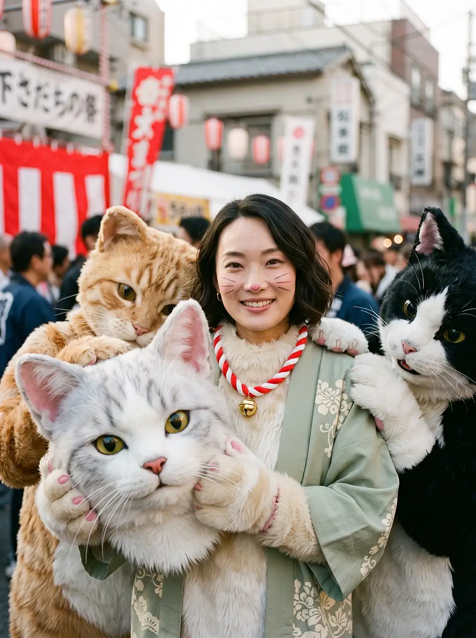 Kagurazaka Bakeneko Festival: Tokyo’s Cat Monster Parade photo