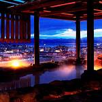 Public Open-air bath photo